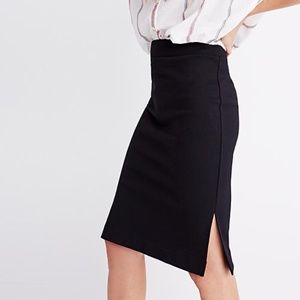 Madewell Column Side-Slit Skirt